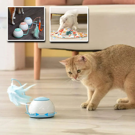 Jouets à Mouvement Automatique pour Chats – Divertissement Interactif et Stimulation Naturelle